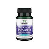 Picolinat de crom - Chromium Picolinate 200mcg 100 Capsule, Swanson